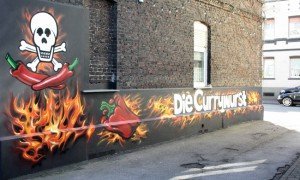 Graffiti Die Currywurst