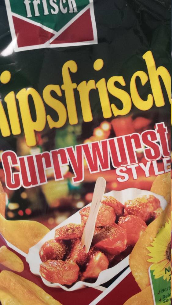 Funny Frisch Currywurst Chips